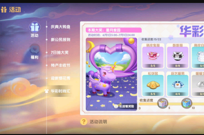 《摩尔庄园》华彩时尚汇要多少钱