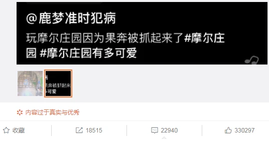 《摩尔庄园》手游不穿衣服被抓了是什么梗