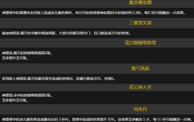 原神1.7神里绫华命之座效果如何