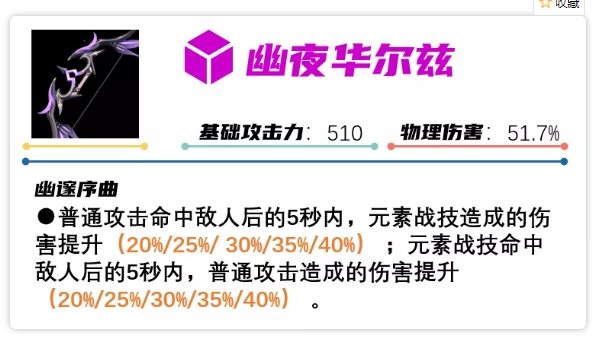 《原神手游》1.6四风原典武器池抽取推荐介绍