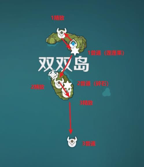 《原神》海岛宝箱位置图文一览