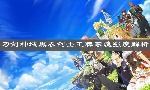 《刀剑神域黑衣剑士王牌》寒魄强度解析