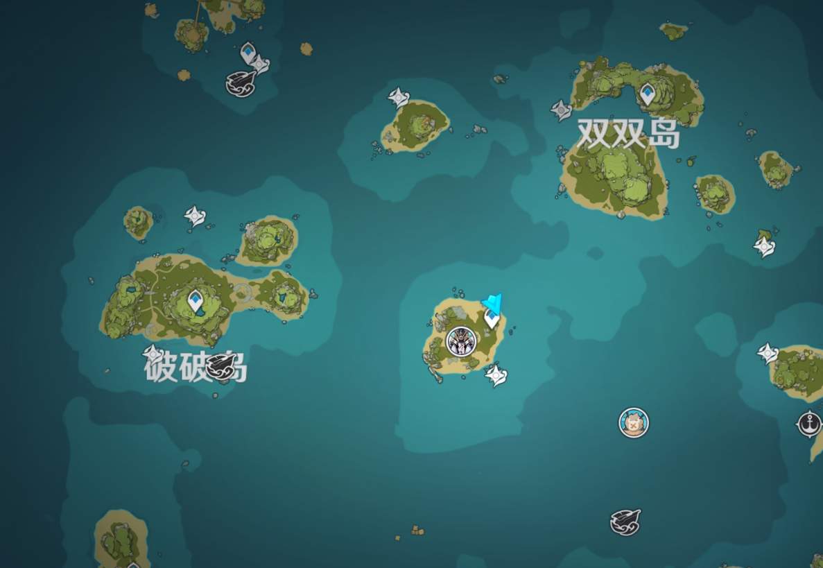 原神海岛全角色位置分布详解
