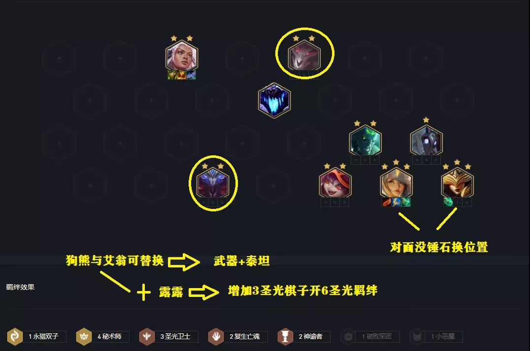 《云顶之弈手游》11.12圣光秘术盾盾流玩法攻略