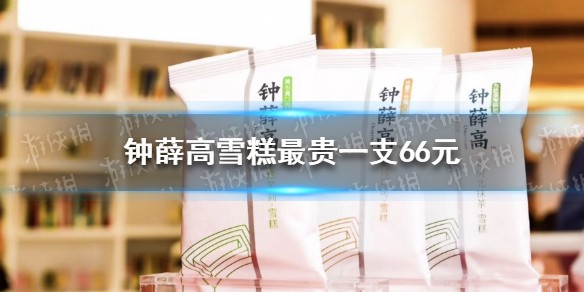 钟薛高雪糕最贵一支66元