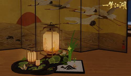 《一梦江湖》菖蒲晚灯家具图文展示