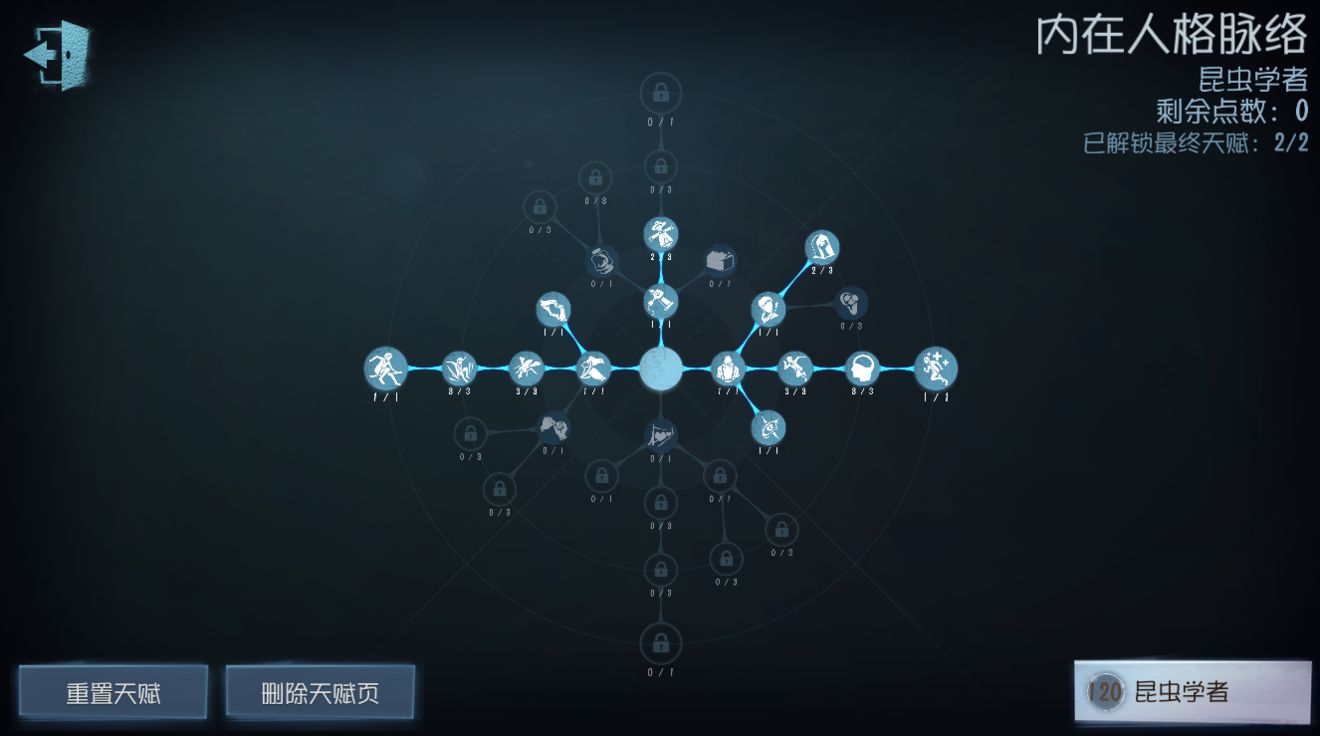 《第五人格》2021昆虫学者天赋加点一览 《第五人格》2021昆虫学者天赋加点一览