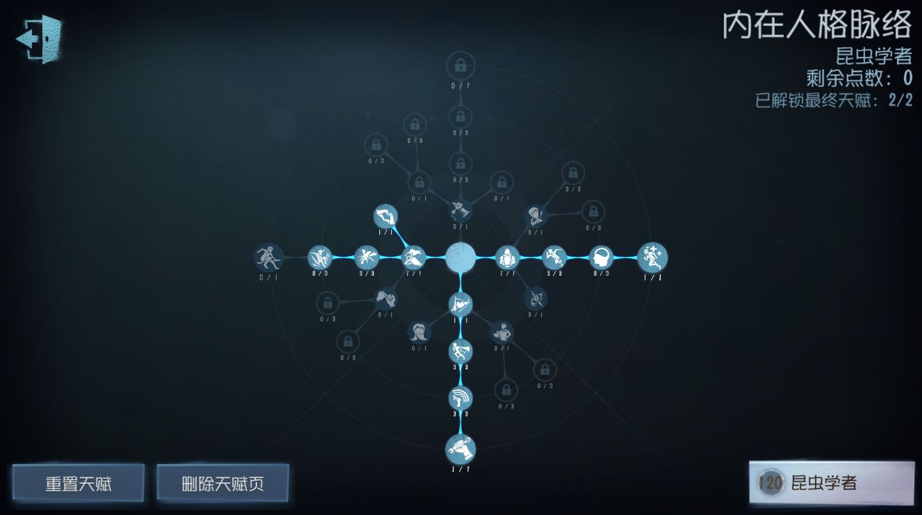《第五人格》2021昆虫学者天赋加点一览 《第五人格》2021昆虫学者天赋加点一览