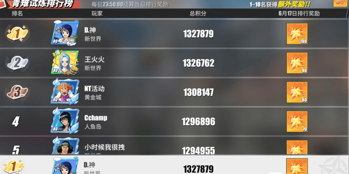 航海王热血航线青雉试炼满分打法攻略