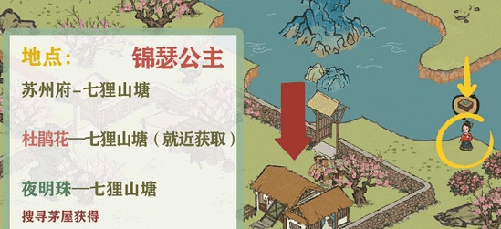 《江南百景图》盗圣落网材料位置解析