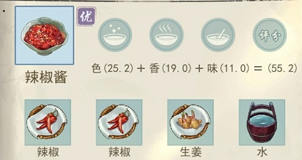 《江湖悠悠》辣椒酱食谱配方一览 《江湖悠悠》辣椒酱食谱配方一览