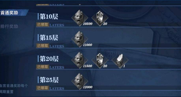 《鬼泣巅峰之战》血宫奖励没有领不到怎么办