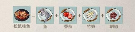 《江湖悠悠》松鼠桂鱼食谱配方介绍