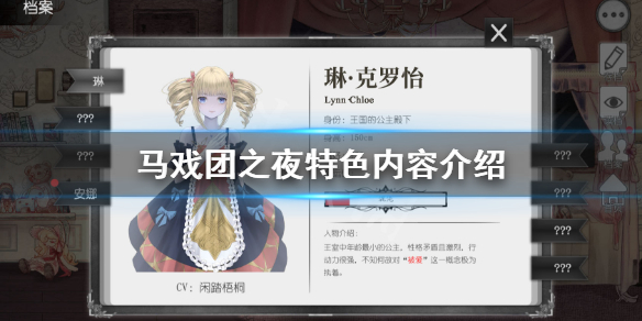 《马戏团之夜》好玩吗？游戏特色内容介绍