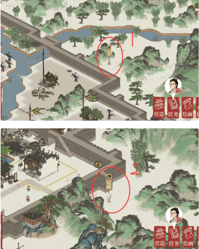 《江南百景图》徽州蔬菜春笋产出位置一览