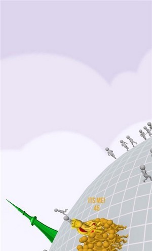 3D地球人群冲突