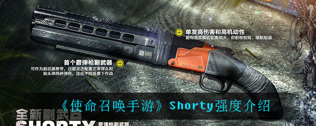 《使命召唤手游》Shorty强度介绍