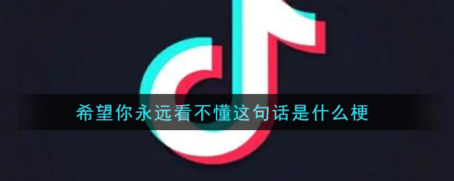 希望你永远看不懂这句话是什么梗