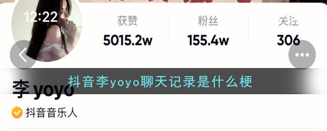 抖音李yoyo聊天记录是什么梗