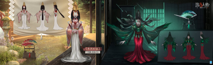 《第五人格》红蝶祈雨之女皮肤解析