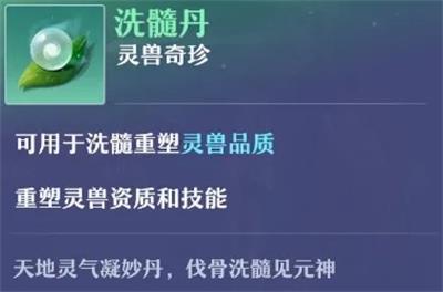 《梦幻新诛仙》灵兽洗髓方法分享