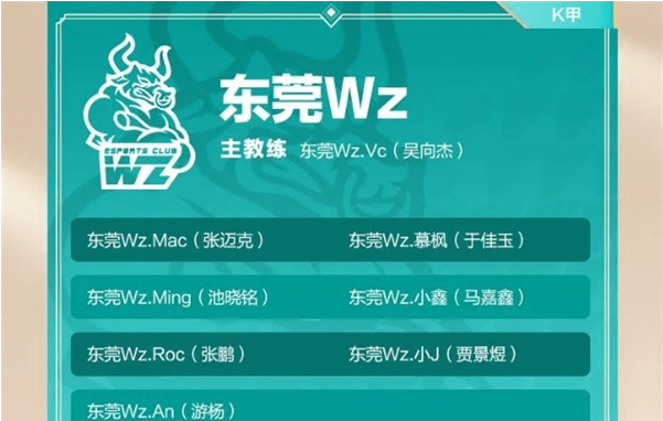 《王者荣耀》东莞wz战队厉害吗