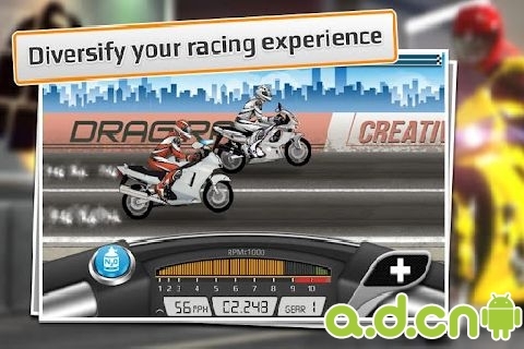 短程高速赛车:摩托车版DragRacing:BikeEdition