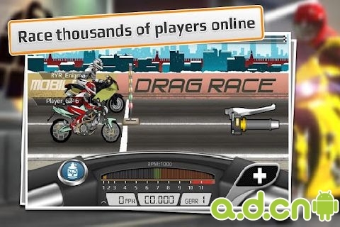 短程高速赛车:摩托车版DragRacing:BikeEdition