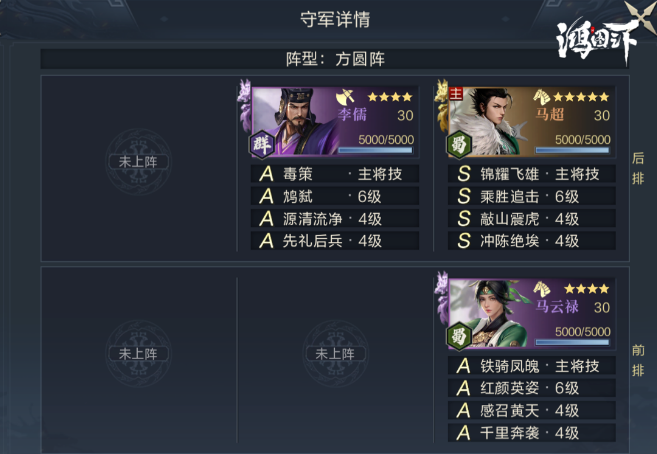 《鸿图之下》六级地守军详解