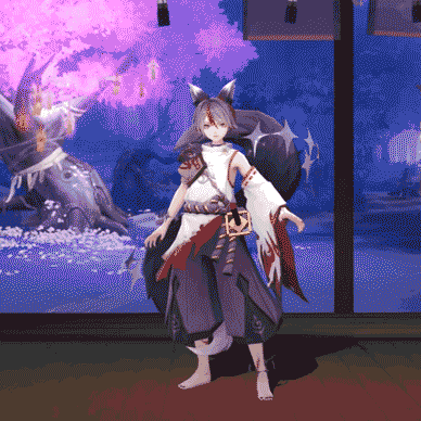 《阴阳师》白藏主暗夜顽狐皮肤图鉴