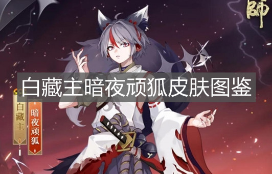 《阴阳师》白藏主暗夜顽狐皮肤图鉴