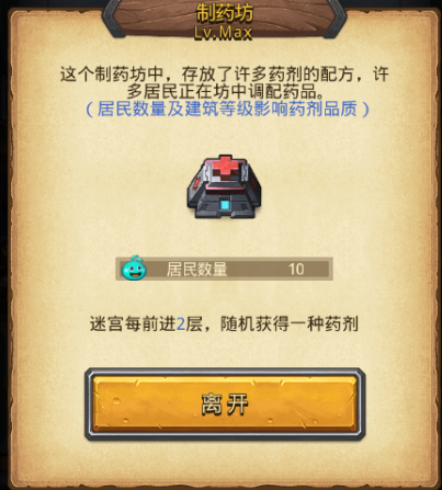 《不思议迷宫》遗落之城制药坊药品一览