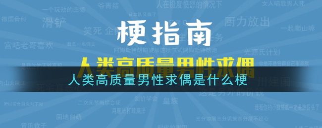 人类高质量男性求偶是什么梗