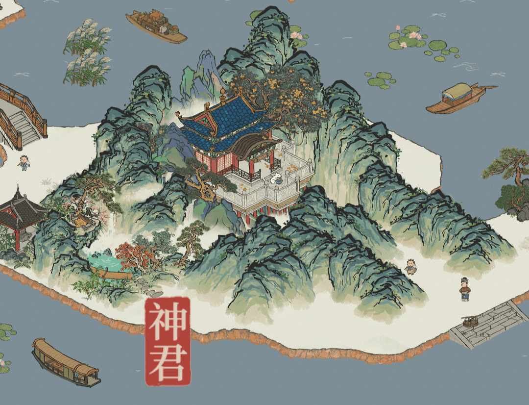 《江南百景图》群山布局图攻略