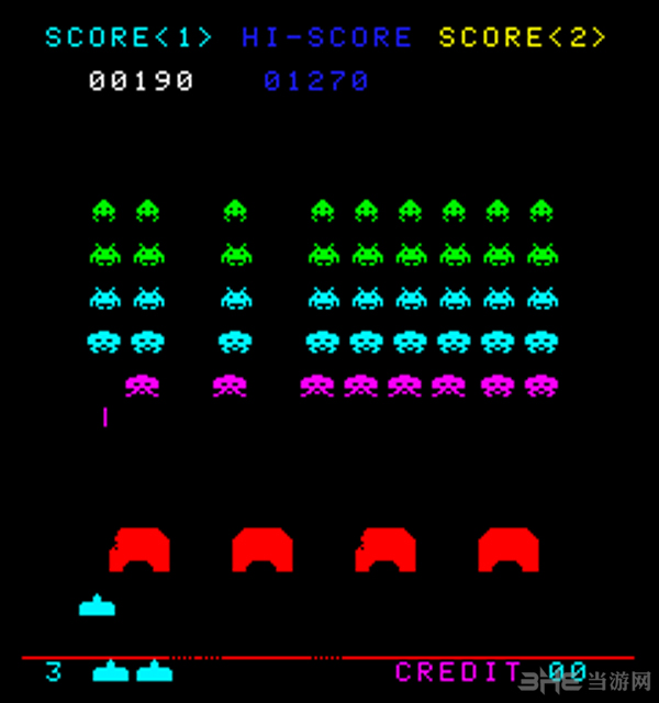 宇宙侵略者白银纪念版(Space Invaders Qix)街机版