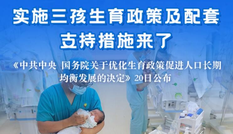 重磅！实施三孩生育政策及配套支持措施来了