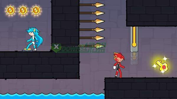 火柴红蓝森林人