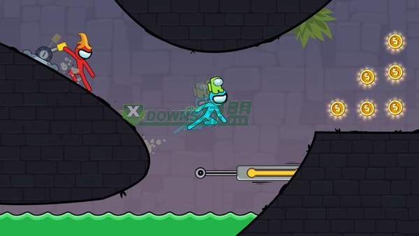 火柴红蓝森林人