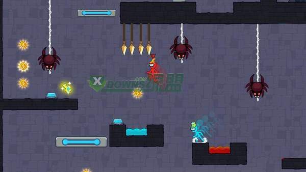 火柴红蓝森林人