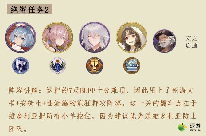 幻书启世录笔墨乾坤绝密任务通关阵容推荐