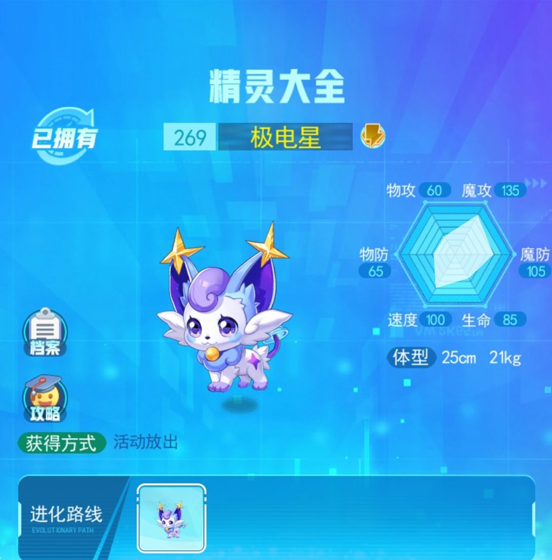 超级精灵手表极电星图鉴