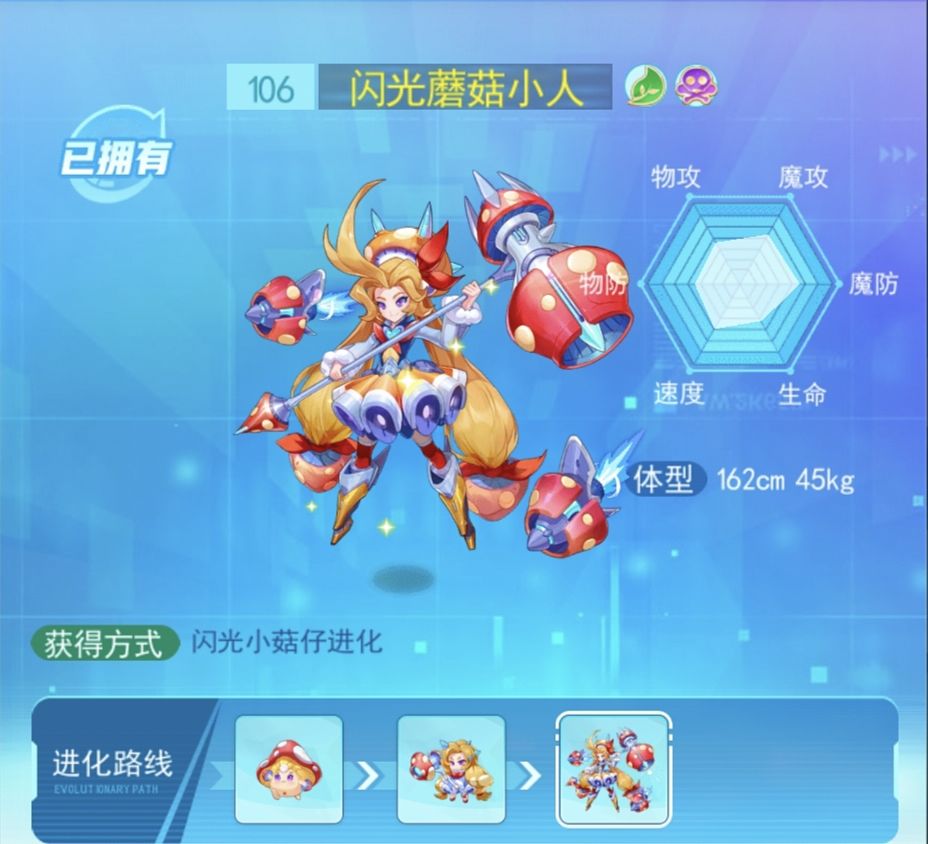 超级精灵手表闪光蘑菇小人图鉴
