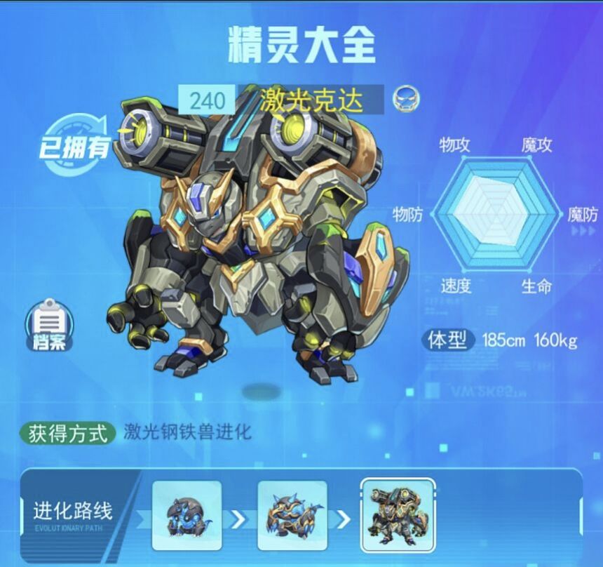 超级精灵手表激光克达图鉴