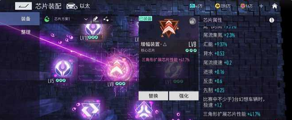 《王牌竞速》以太芯片搭配推荐