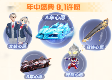 《QQ飞车》年中盛典许愿活动介绍