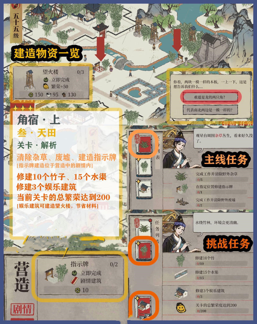 《江南百景图》东宫苍龙角宿全关卡三星攻略