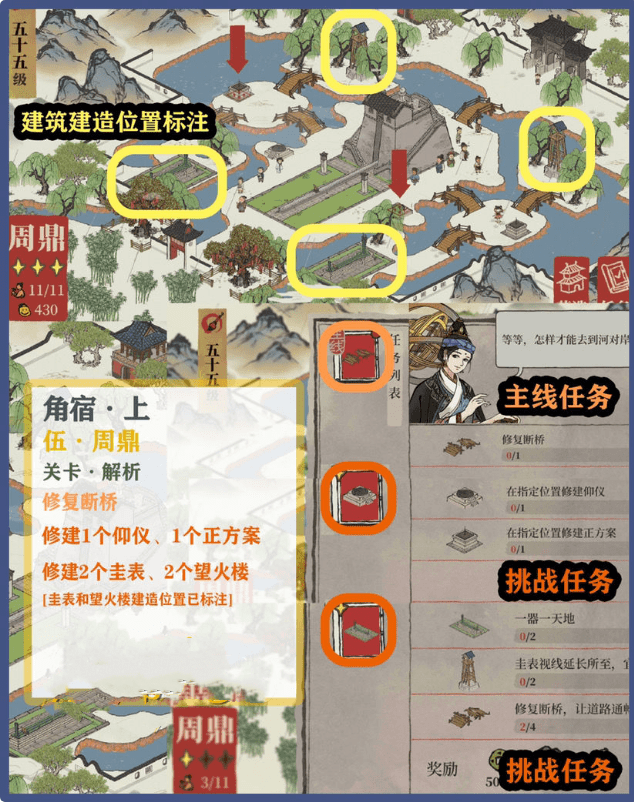 《江南百景图》东宫苍龙角宿全关卡三星攻略