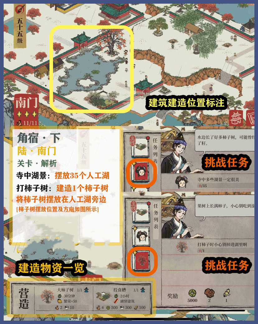 《江南百景图》东宫苍龙角宿全关卡三星攻略