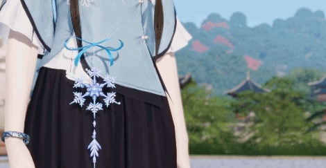 《天涯明月刀手游》饰品灵殊襟前雪一览
