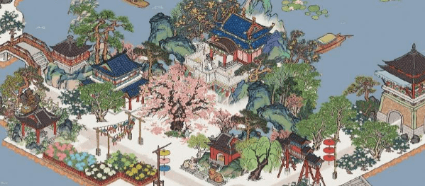 《江南百景图》湖中岛景致摆放攻略